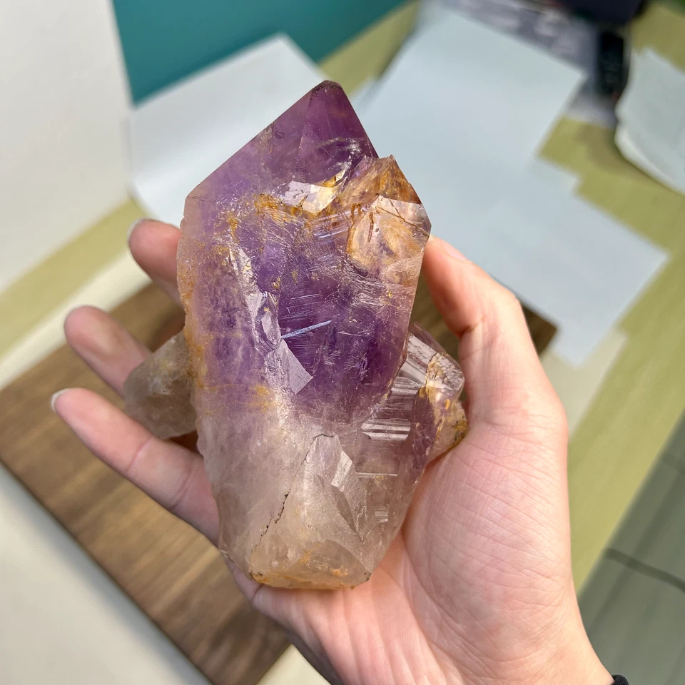 770g Natural Zambia Amethyst quartz cluster crystal specimen Healing