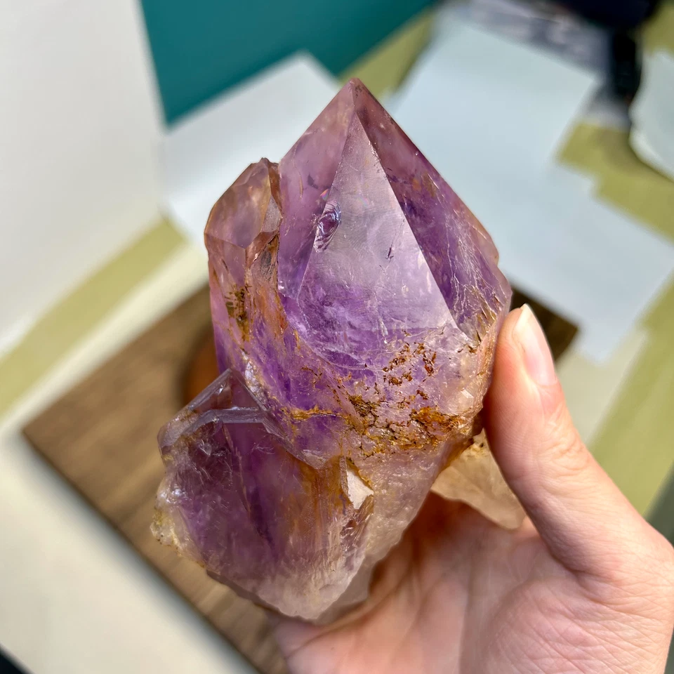 770g Natural Zambia Amethyst quartz cluster crystal specimen Healing