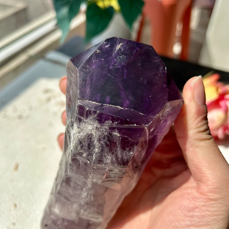 870g Natural Amethyst ROOT Raw Amethyst Wand Point Healing