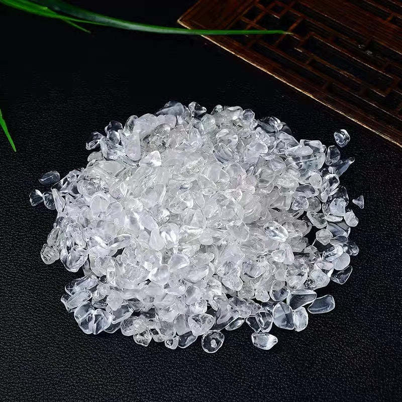 Clear quartz chip stone 30$/kg
