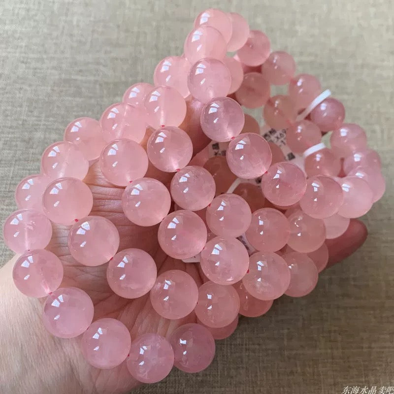 Madagascar Rose quartz bracelet