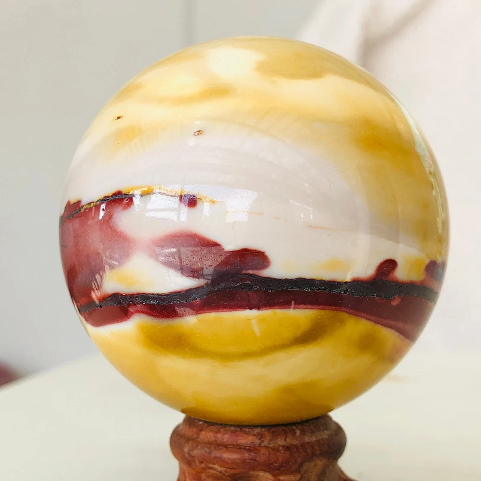 Natural Mookite Jasper Quartz Crystal Sphere