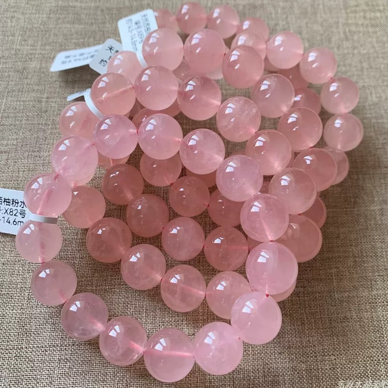 Madagascar Rose quartz bracelet
