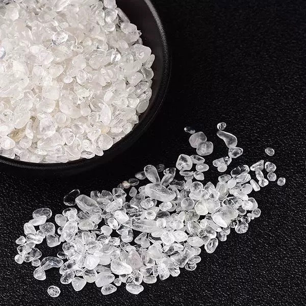 Clear quartz chip stone 30$/kg