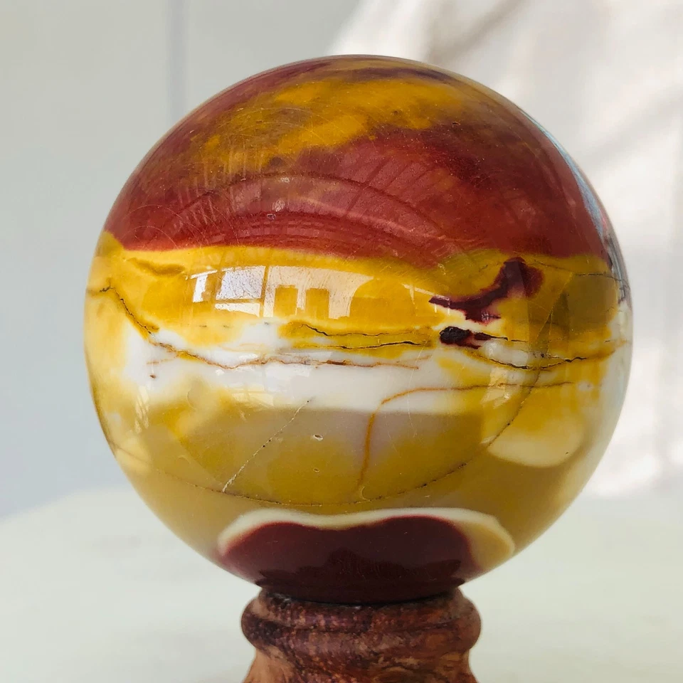 Natural Mookite Jasper Quartz Crystal Sphere