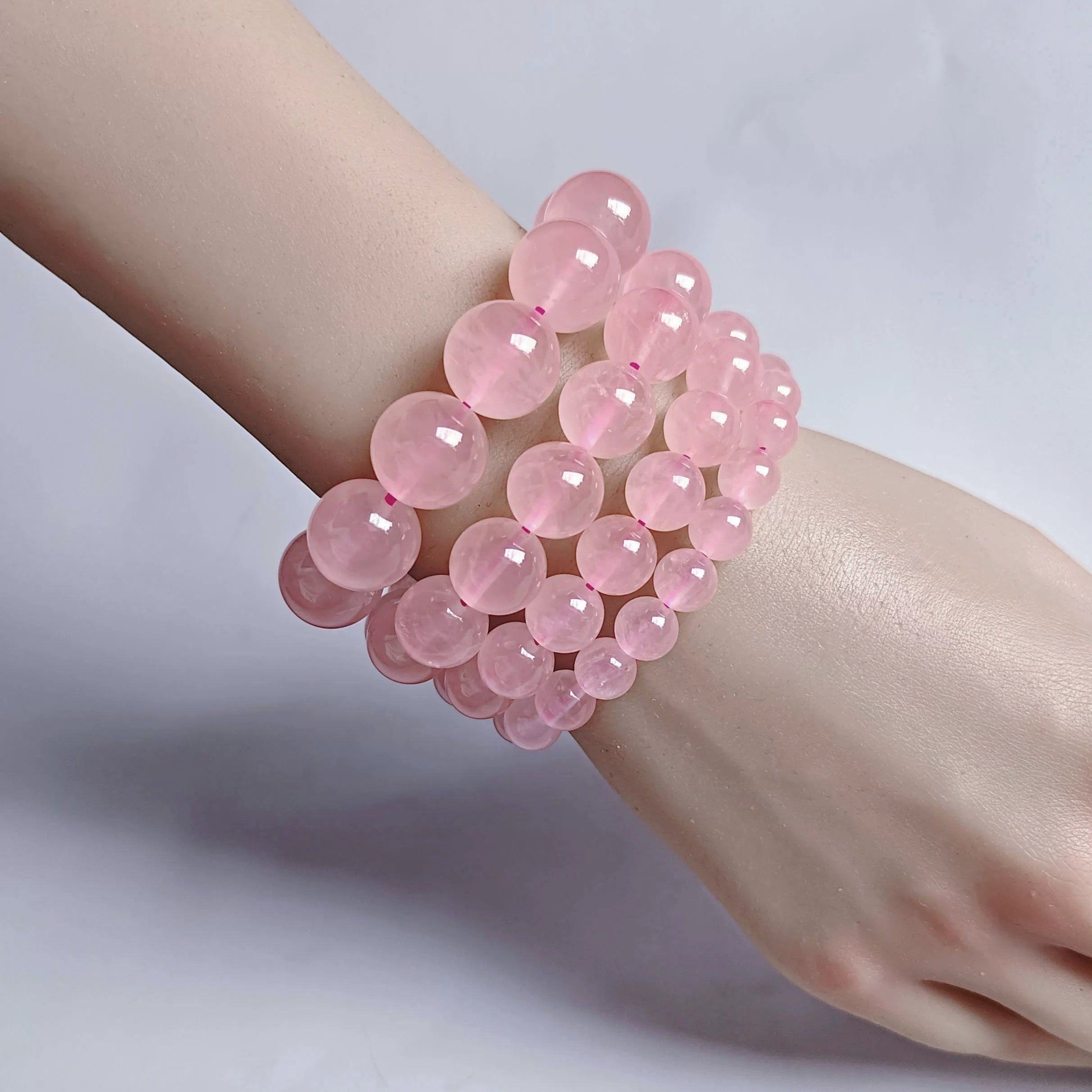 Madagascar Rose quartz bracelet