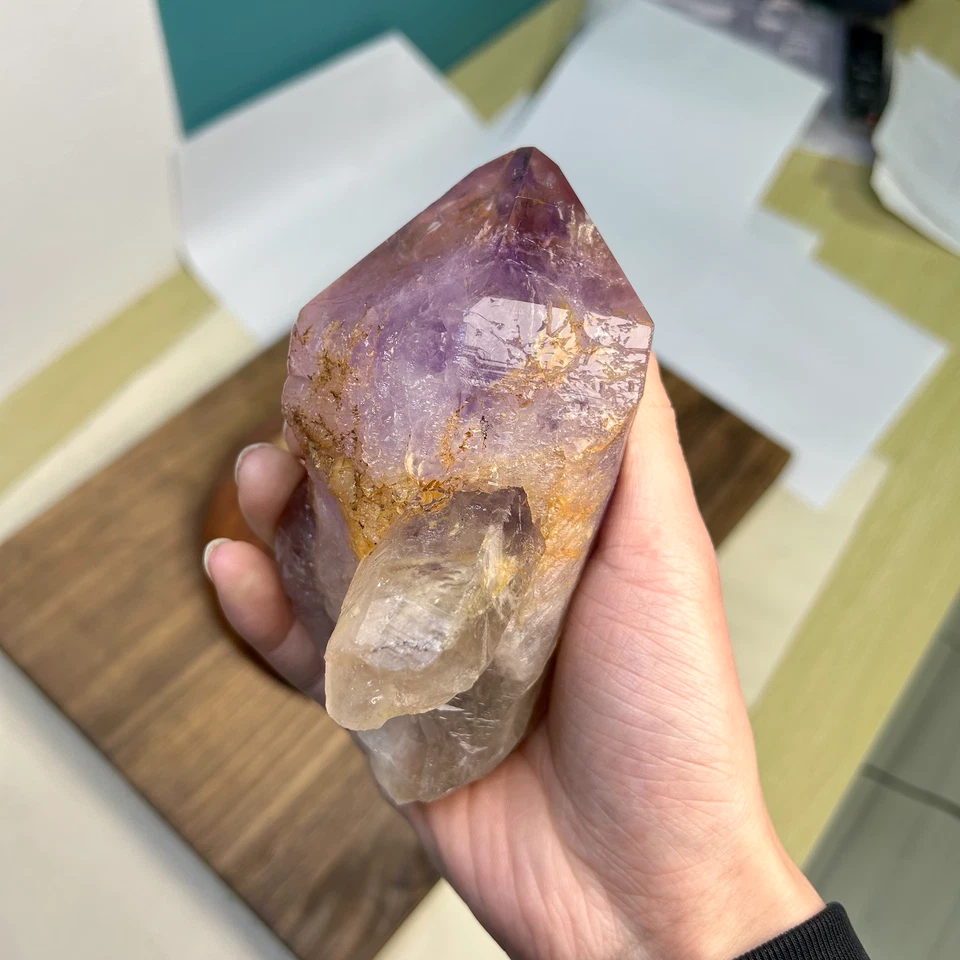 770g Natural Zambia Amethyst quartz cluster crystal specimen Healing