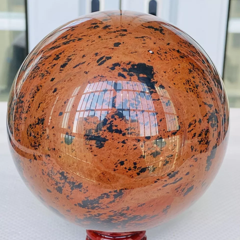Mahogany Obsidian Sphere