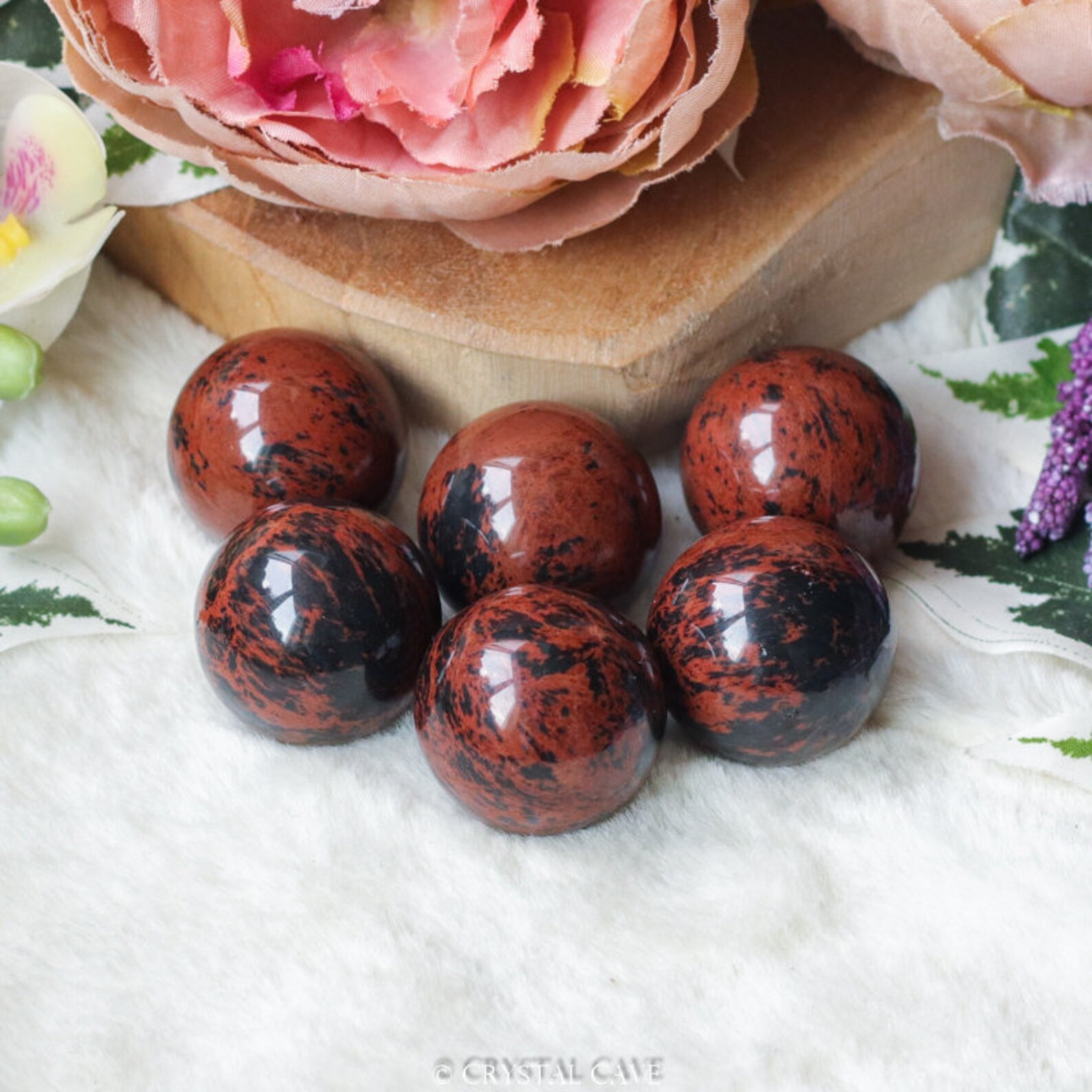 Mahogany Obsidian Sphere