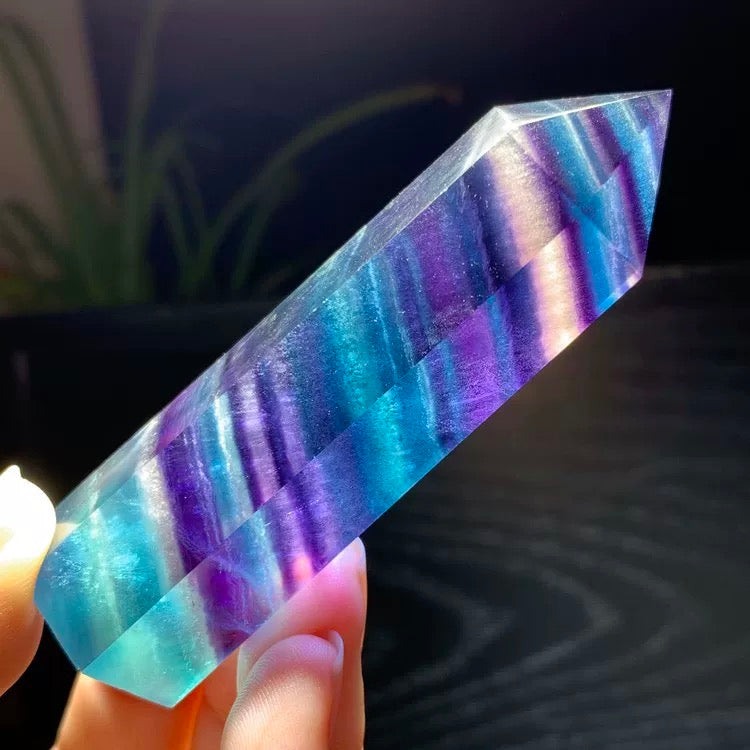 Rainbow fluorite tower 80$/kg
