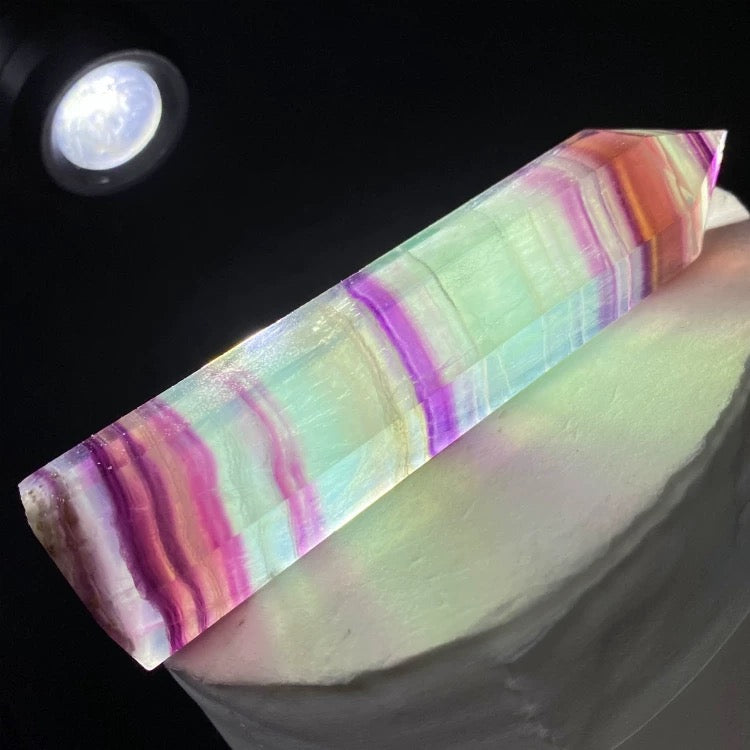 Rainbow fluorite tower 80$/kg