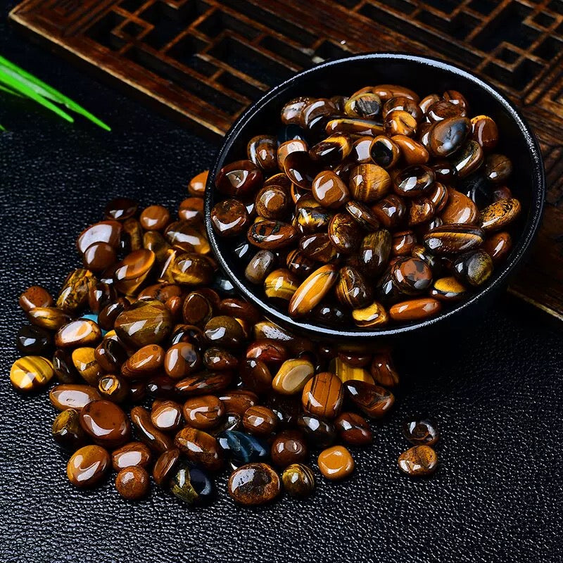 Yellow tiger eye chip stone 15$/kg