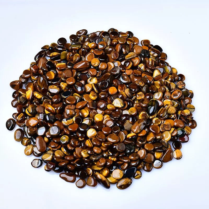 Yellow tiger eye chip stone 15$/kg