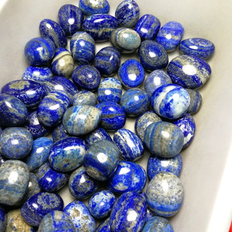 Lapis palm stone and chip stone