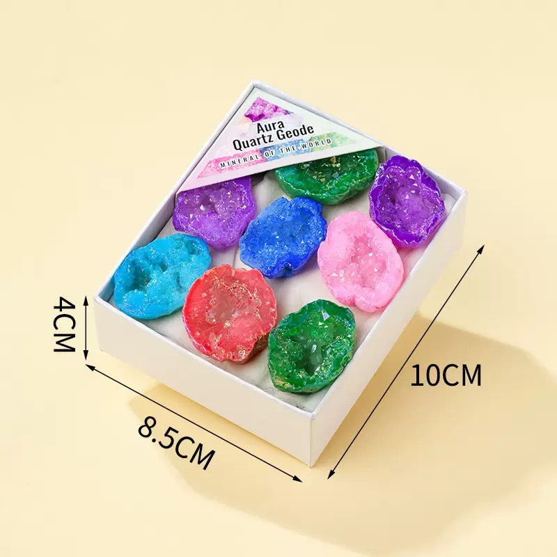 Raw mineral gift box