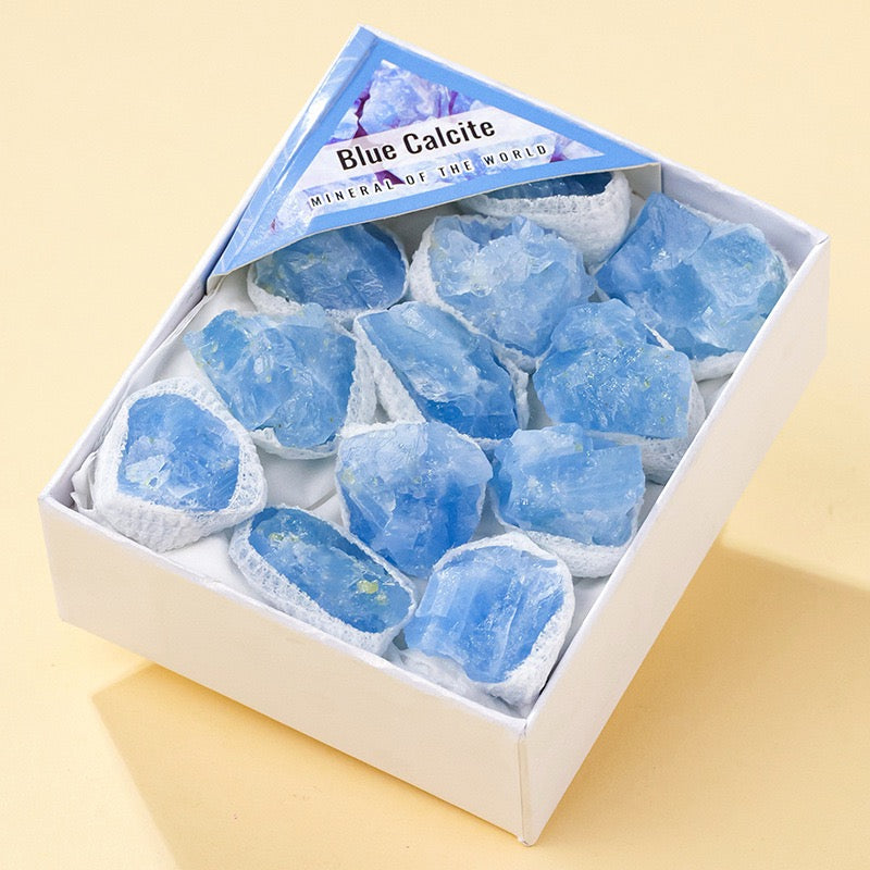 Raw mineral gift box