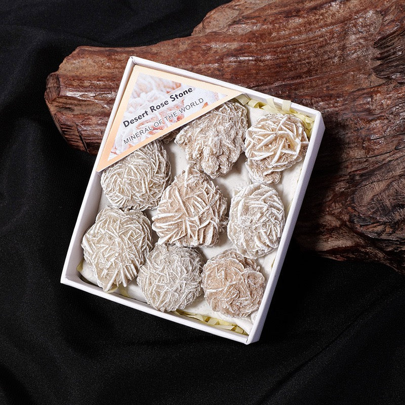 Raw mineral gift box